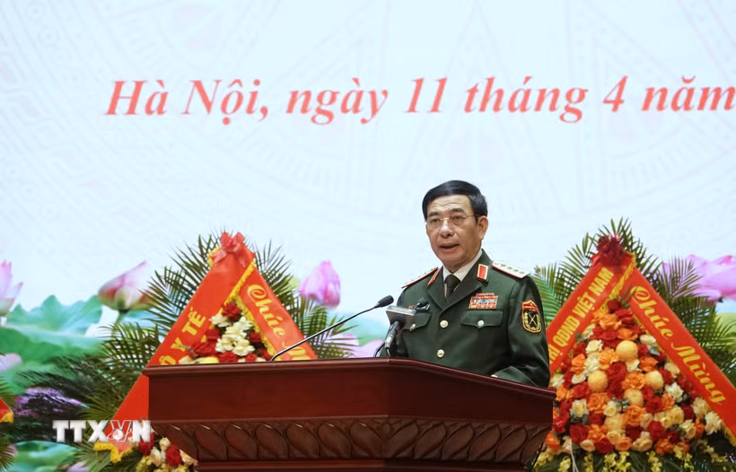 Đại tướng Phan Văn Giang, Ủy viên Bộ Chính trị, Phó Bí thư Quân ủy Trung ương, Phó Thủ tướng Chính phủ, Bộ trưởng Bộ Quốc phòng. (Ảnh: Hiền Hạnh/TTXVN)