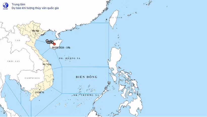 (Nguồn: Trung tâm Dự báo Khí tượng Thủy văn Trung ương)