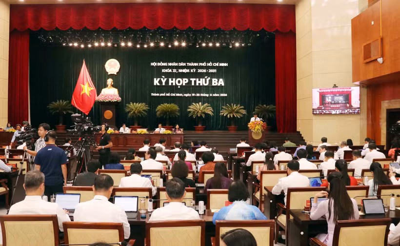 Quang cảnh phiên khai mạc Kỳ họp. (Ảnh: Xuân Khu/TTXVN)