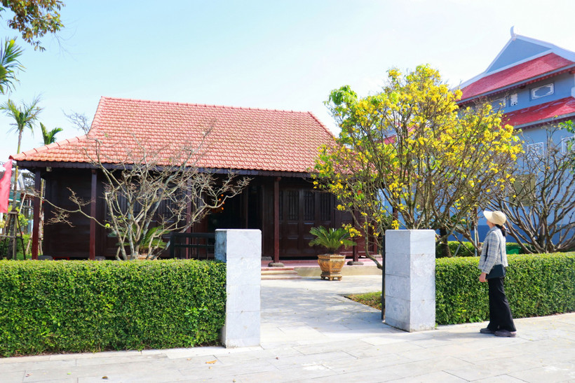 Nhà lưu niệm Tổng Bí thư Lê Duẩn. (Ảnh: Tường Vi/TTXVN)