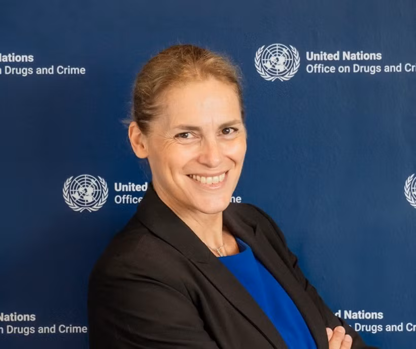 Bà Delphine Schantz, Trưởng Đại diện khu vực Đông Nam Á và Thái Bình Dương của Văn phòng Liên hợp quốc về Ma túy và Tội phạm (UNODC). (Ảnh: UNDOC)