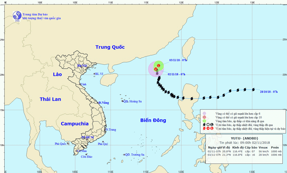 Bão số 7 đã suy yếu thành áp thấp nhiệt đới và ít dịch chuyển ảnh 1