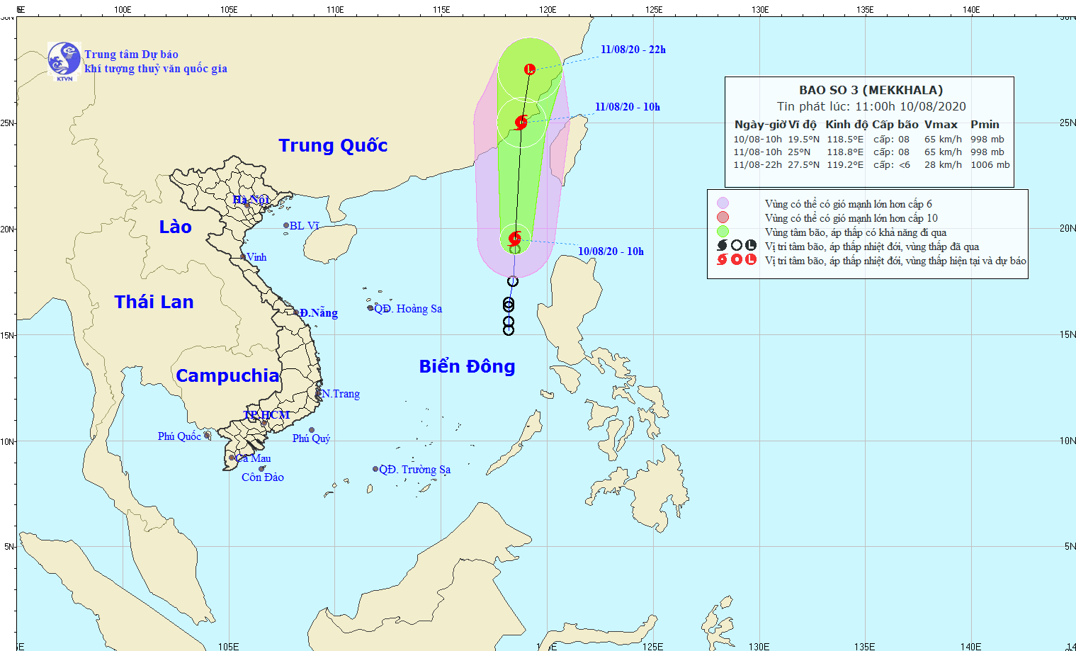 Áp thấp nhiệt đới đã mạnh lên thành cơn bão số 3 trên Biển Đông ảnh 1