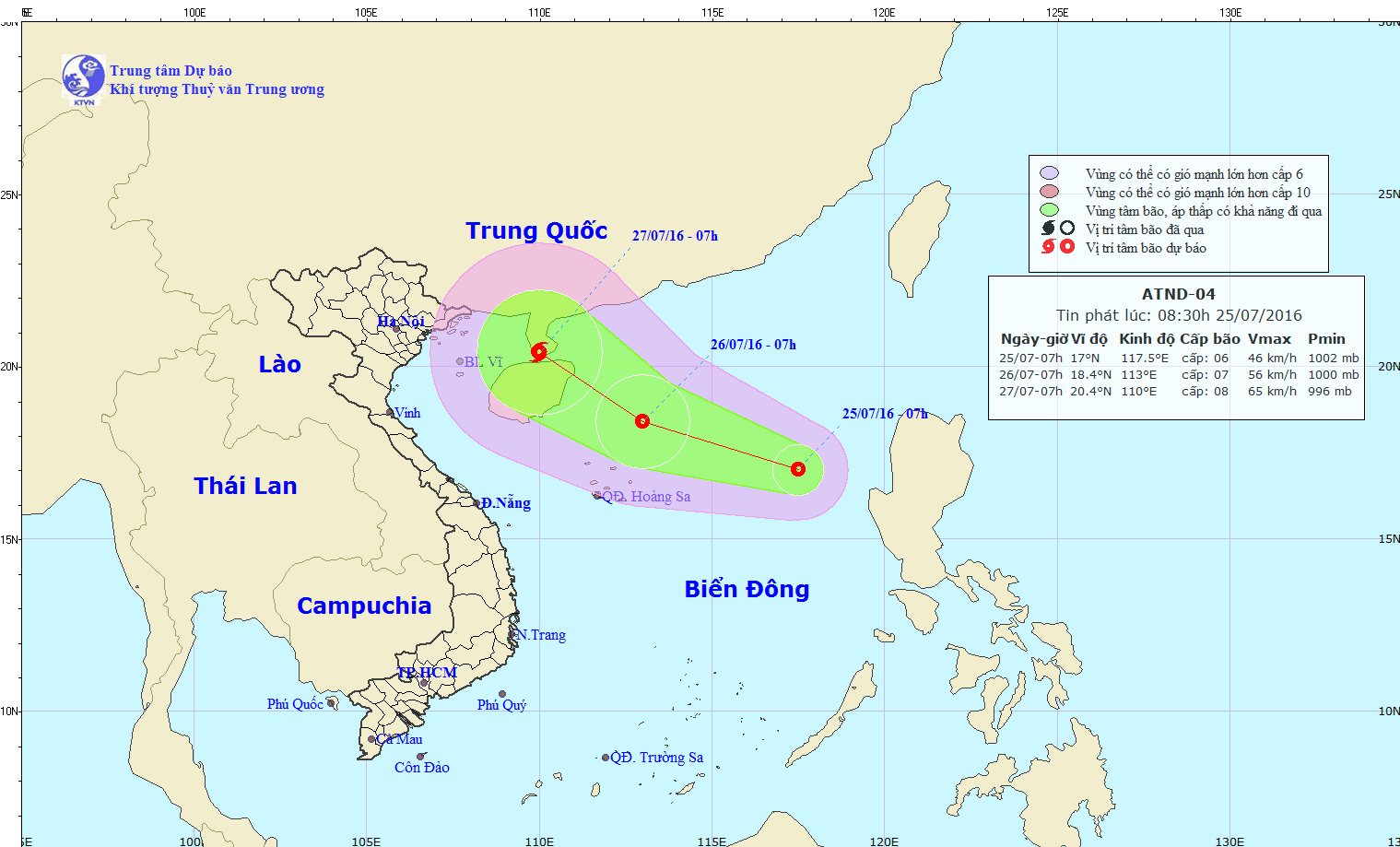 Các tỉnh, thành ven biển chủ động đối phó với áp thấp nhiệt đới ảnh 1