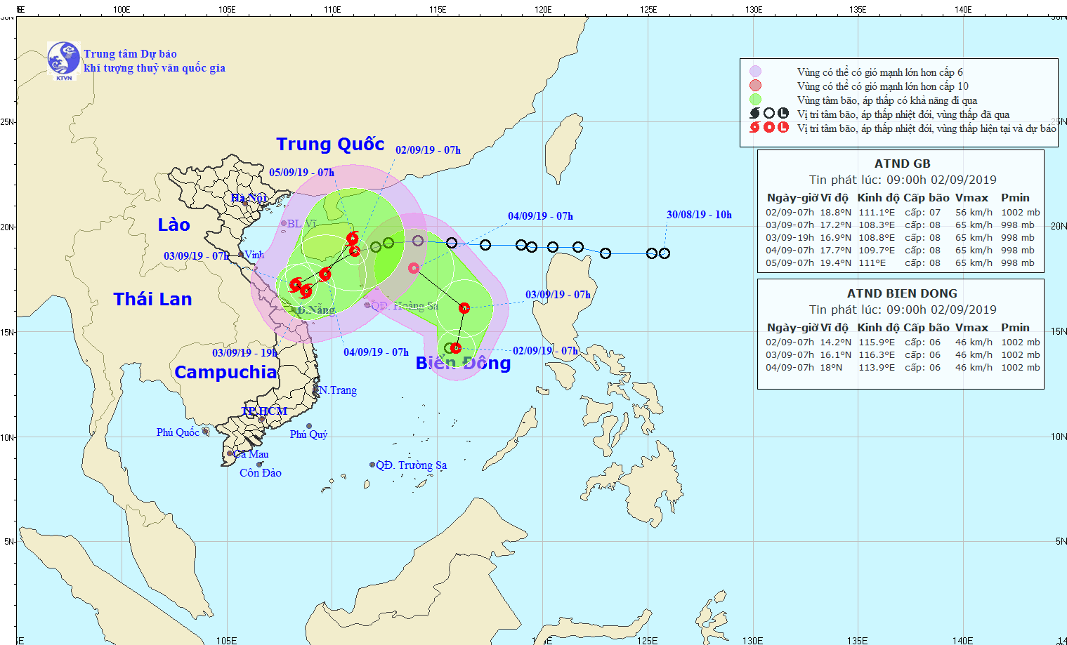 Thêm một áp thấp nhiệt đới hình thành ở khu vực Biển Đông ảnh 1