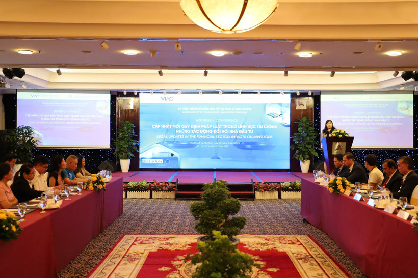 Hội nghị thu hút hơn 200 đại biểu là các doanh nghiệp, hiệp hội doanh nghiệp, luật sư và các đại diện cơ quan nhà nước tham gia. (Ảnh: Khánh Ly/Vietnam+).