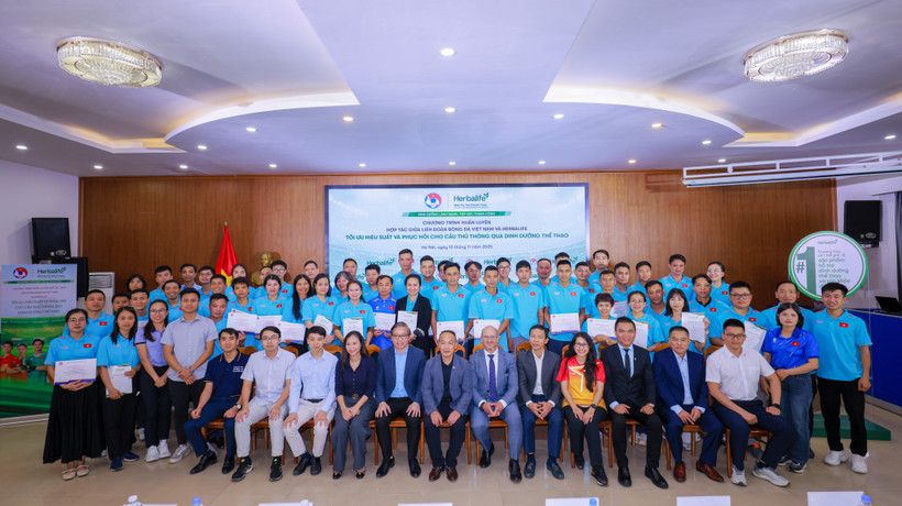 Hình ảnh giao lưu tại sự kiện. (Ảnh: PV/Vietnam+)