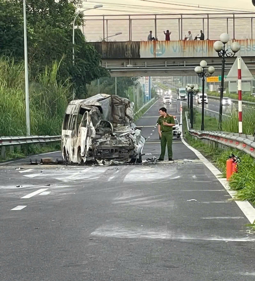 Hiện trường vụ tai nạn. (Ảnh: CTV cung cấp)