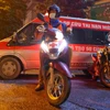 Anh Phạm Quốc Việt thành lập đội hỗ trợ sơ cứu FAS Angel với mục đích giúp đỡ những người gặp nạn trên đường phố Thủ đô. (Ảnh: Việt Anh/Vietnam+)