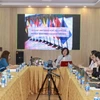 Hội thảo tham vấn của Ủy ban Thúc đẩy và Bảo vệ quyền của phụ nữ và trẻ em trong ASEAN. (Ảnh: Thanh Vũ/TTXVN)