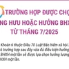 Căn cứ quy định tại Khoản 6 thuộc Điều 70 Luật Bảo hiểm xã hội 2024, người lao động thuộc 1 trong 6 trường hợp sau đây vừa đủ điều kiện hưởng lương hưu và vừa đủ điều kiện hưởng bảo hiểm xã hội một lần sẽ được lựa chọn hưởng lương hưu hằng tháng hoặc chọn hưởng BHXH một lần.