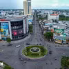 Điểm đầu của dự án nâng cấp, mở rộng 7km còn lại của Quốc lộ 91 tại nút giao các đường Cách Mạng Tháng Tám-Hùng Vương-Trần Phú-Nguyễn Trãi thuộc quận Ninh Kiều. (Ảnh: Thanh Liêm/TTXVN)