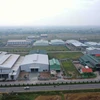 Cụm công nghiệp Yên Dương, huyện Ý Yên, tỉnh Nam Định. (Ảnh: Vũ Sinh/TTXVN)