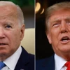 Đương kim Tổng thống Joe Biden và cựu Tổng thống Donald Trump. (Nguồn: Getty Images)