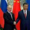 Chủ tịch Trung Quốc Tập Cận Bình và Tổng thống Nga Vladimir Putin. (Nguồn: Reuters)