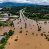 Ngập lụt do ảnh hưởng của bão Yagi ở tỉnh Chiang Rai, Thái Lan. (Ảnh: Reuters/TTXVN)