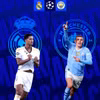 Real sẽ đối đầu Man City ở tứ kết. (Nguồn: X)