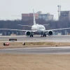 Máy bay Boeing 737 Max 8 hạ cánh tại sân bay Reagan ở Washington D.C., Mỹ, ngày 13/3/2019. (Ảnh: THX/ TTXVN)