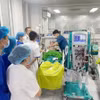 Bệnh nhân được điều trị tích cực tại Bệnh viện Đa khoa tỉnh Phú Thọ. (Ảnh: Bệnh viện cung cấp)