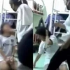 Nữ sinh bị bạn bắt quỳ gối, tát tới tấp vào mặt. (Ảnh cắt từ clip)