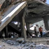 Những ngôi nhà bị phá hủy sau cuộc không kích của Israel tại trại tị nạn Jabalia, Dải Gaza, ngày 6/9/2024. (Ảnh: THX/TTXVN)