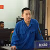 Đối tượng Nguyễn Tấn Sang tại phiên tòa. (Ảnh: TTXVN phát)