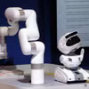 Robot được trưng bày tại Triển lãm Di động Thế giới 2023 (MWC 2023) ở Barcelona, Tây Ban Nha. (Ảnh: THX/TTXVN)