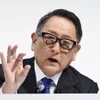 Chủ tịch Tập đoàn Toyota Motor Corp Akio Toyoda trong cuộc họp báo xin lỗi người tiêu dùng và các bên liên quan trong vụ gian lận giấy chứng nhận đối với 7 mẫu xe của hãng, tại Tokyo ngày 3/6. (Ảnh: Kyodo/TTXVN)