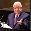 Tổng thống Palestine Mahmoud Abbas phát biểu trước Đại hội đồng Liên hợp quốc ở New York, Mỹ ngày 21/9/2023. (Ảnh: AFP/TTXVN)