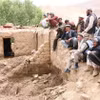Nhiều ngôi nhà bị sập sau những trận mưa lớn tại tỉnh Ghor, Afghanistan. (Ảnh: THX/TTXVN)