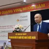 Phó Chủ nhiệm Ủy ban Nhà nước về người Việt Nam ở nước ngoài Nguyễn Mạnh Đông phát biểu khai mạc tại Diễn đàn. (Ảnh: Diệp Trương/TTXVN)