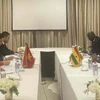 Thứ trưởng Nguyễn Minh Hằng hội đàm với Thứ trưởng Ngoại giao và hội nhập khu vực Ghana Kwaku Ampratwum Sarpong. (Nguồn: Báo Thế giới và Việt Nam)