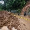 Hiện trường vụ lở đất do mưa lớn gây ra bởi bão Yagi ở tỉnh Rizal, Philippines ngày 2/9. (Ảnh: THX/TTXVN)