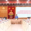 Quang cảnh buổi làm việc. (Ảnh: Thanh Thủy/TTXVN)