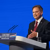 Bộ trưởng Quốc phòng Anh Grant Shapps. (Ảnh: AFP/TTXVN)