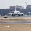 Máy bay Boeing 737 Max 8 hạ cánh tại sân bay Reagan ở Washington D.C., Mỹ, ngày 13/3/2019. (Ảnh: THX/ TTXVN)