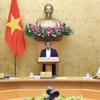 Thủ tướng Phạm Minh Chính chủ trì phiên họp Chính phủ thường kỳ tháng 3/2024 và Hội nghị Chính phủ với địa phương. (Ảnh: Dương Giang/TTXVN)