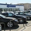 Một đại lý bán xe của Hyundai. (Nguồn: AFP/TTXVN)