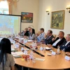 Hội thảo thúc đẩy hợp tác phát triển nguồn nhân lực chất lượng cao giữa Bang Mecklenburg-Vorpommern (Đức) và Việt Nam. (Ảnh: Phương Hoa/TTXVN)