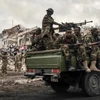 Binh sỹ Somalia tuần tra ở thủ đô Mogadishu. (Ảnh: AFP/TTXVN)