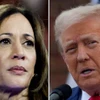 Phó Tổng thống Mỹ Kamala Harris (trái) và cựu Tổng thống Donald Trump. (Ảnh: REUTERS/TTXVN)