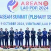 Thủ tướng Phạm Minh Chính và các Trưởng đoàn tham dự Phiên toàn thể Hội nghị Cấp cao ASEAN lần thứ 44. (Ảnh: Dương Giang/TTXVN)