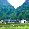 Những ngôi làng cổ tại Cao Bằng có thể đưa vào khai thác du lịch. (Ảnh: Quốc Đạt/TTXVN)