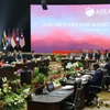 Hội nghị Bộ trưởng Ngoại giao ASEAN tại Jakarta (Indonesia), ngày 4/9/2023. (Ảnh: Hữu Chiến/TTXVN)