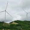Dự án điện gió đã đi vào vận hành tại huyện miền núi Hướng Hóa (Quảng Trị). (Ảnh: Nguyên Lý/TTXVN)