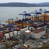 Cảng hàng hóa Vladivostok ở Vùng Viễn Đông của Liên bang Nga. (Ảnh: AFP/TTXVN)