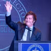 Ông Javier Milei phát biểu tại Buenos Aires, ngày 19/11/2023. (Ảnh: THX/TTXVN)