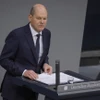 Thủ tướng Đức Olaf Scholz phát biểu tại phiên họp toàn thể của Bundestag (Hạ viện) ở Berlin, ngày 2/3/2023. (Ảnh: AFP/TTXVN)