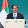 Thủ tướng Phạm Minh Chính phát biểu tại Hội nghị Thượng đỉnh Hành động Khí hậu Thế giới. (Ảnh: Dương Giang/TTXVN)