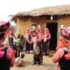 Đồng bào dân tộc Hà Nhì, huyện Mường Tè (Lai Châu) vui chơi trong Ngày hội văn hóa các dân tộc. (Ảnh: Đinh Thùy/TTXVN)